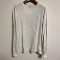 Polo Ralph Lauren ホワイト Vネック長袖カットソー Mのサムネイル