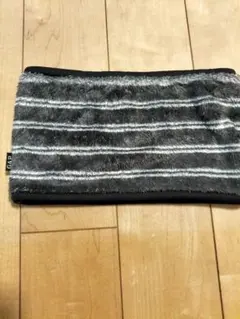 GapKids ワンサイズ グレー ストライプ マフラー