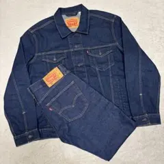 ✨未使用級✨LVCリーバイス 1st 大戦モデル 501 セットアップ 濃紺 L