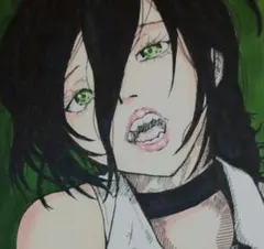 チェンソーマンレゼファンアート手描1点物原画