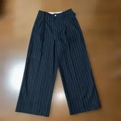 GU×beautiful people タックワイドパンツ