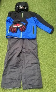 スキーウェアセット 手袋、ゴーグル付き