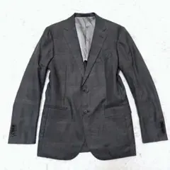 美品 近年モデルブラックレーベルクレストブリッジシャドーチェック柄ジャケットXL