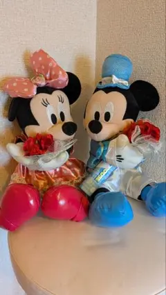 結婚式 電 報ミッキー ミニー ディズニー ぬいぐるみ ウェディング