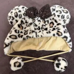 ディズニー ミニー ファンキャップ レオパード ヒョウ柄 ブラウン