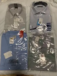 形態安定 長袖ワイシャツ 2枚+半袖2枚