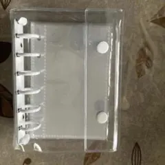 シール帳　クリアバインダー　A7 リフィルセット　ホワイト　最安値　大人気