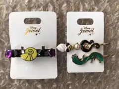 Disney ヴィランズ アースラ　バレッタ＆ヘアピンセット