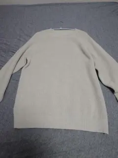 《やすりん様専用》【無印良品】紳士　洗えるワッフル編みクルーネックセーター　L