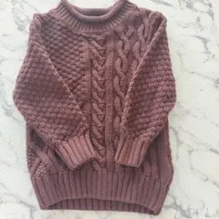 ボブソン／キムラタン／ブラウンニットセーター95cm