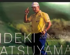 松山英樹 2026年カレンダー サイン入り 野村證券 2026年 松山英樹ゴルフ カレンダー - メルカリ