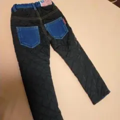 ダディオダディやわらかデニム暖かパンツ110