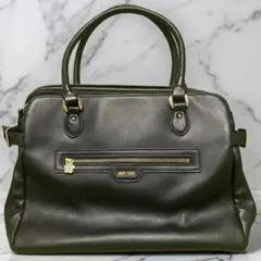 【MARRY QUANT】マリークワント 黒 ビジネスバッグトートバッグ　美品