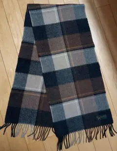 Lautrec チェック柄 マフラー　カシミヤ100%