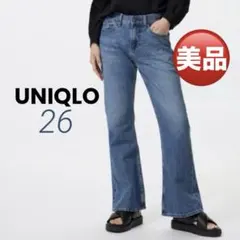UNIQLO ユニクロ ブーツカットジーンズ 26 ブルー KAIHARAのサムネイル