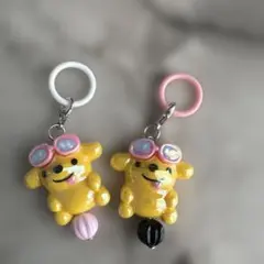 犬のチャーム 2個セット アンブレラマーカー