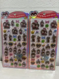 【正規品】モンチッチ　うるちゅる　ポップシール カミオジャパン