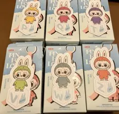 The monsters 6個セット P Q T V W Zイニシャルラブブ