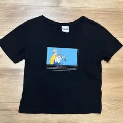 GU 呪術廻戦　アートプリントTシャツ　ブラック　半袖 M
