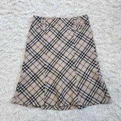 極美品✨️BURBERRY バーバリー ノバチェック フレア スカート Y2K