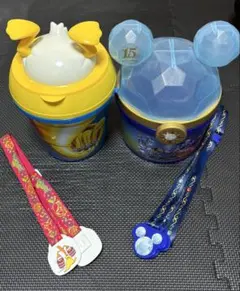 ディズニーポップコーンバケット　ドナルド、ミッキーセット