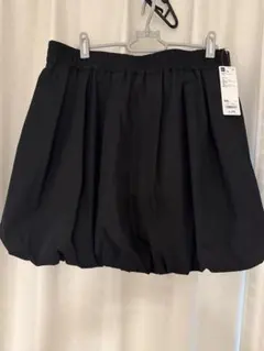 GU バブルヘムミニスカート ブラック XXLのサムネイル