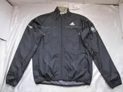 adidas アディダス ウィンドブレーカー ランニング 黒 薄手軽量★新品