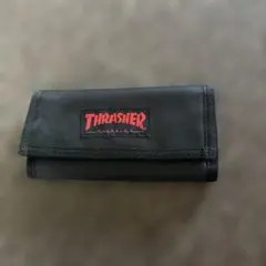 THRASHER ナイロン長財布　ブラック 赤ロゴのサムネイル