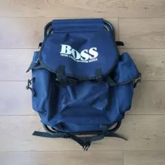 訳アリ品　BOSS チェア バック 椅子になる リュック 折りたたみ式のサムネイル