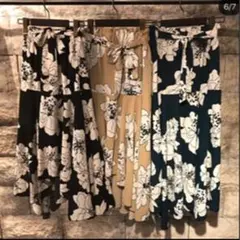 本日限定値下げ❤️ラミア ロングスカート　フラワースカートのサムネイル
