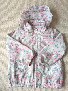 baby GAP 花柄フード付きジャケット ウインドブレーカー　110センチ