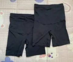 マタニティ　裏起毛　腹巻きパンツ（スパッツ）3分丈