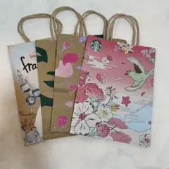 スターバックス ショップ袋 4枚セット