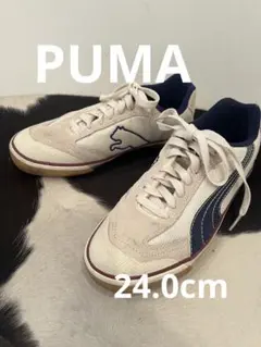 Puma スエード キャンバス スニーカー　24.0cm