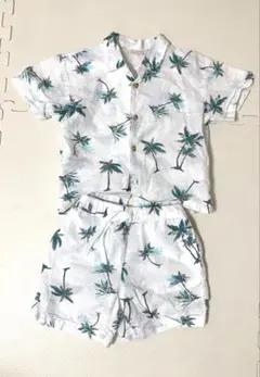 petitmain アロハシャツ　上下セットアップ