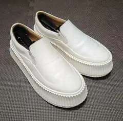 JIL SANDER ジルサンダーホワイト スリッポン　37sizeのサムネイル