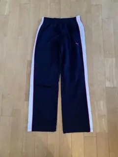 Puma ジャージ　トラックパンツ ネイビー/ホワイト/ピンク　M