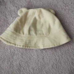 COMME CA ISM 耳付きクリーム色ハット