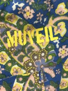 MUVEIL ペイズリー花柄コットンパンツ