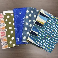 端切れ生地 6種類 1柄あたり50cm以上 まとめ売り お買い得