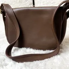 COACH オールドコーチ　ショルダーバッグ　レザー　USA製　9951 茶色