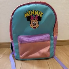 ミニーマウス リュック 水色・ピンク