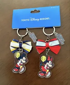 東京ディズニーリゾート キーチェーン　ミッキー ミニー チア