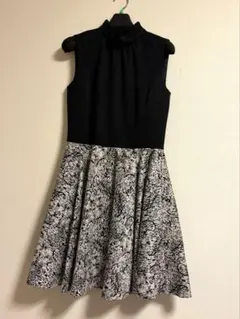 MAITRESSEメトリーゼ　ノースリーブ フレアジャガードワンピース