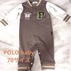 ポロベビー POLO Baby 長袖ロンパース 70サイズ