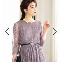 ラベンダー オケージョンドレス