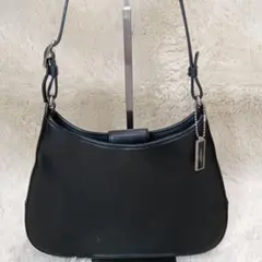 COACH オールドコーチ ワンショルダーバッグ ハンドバッグ ブラック