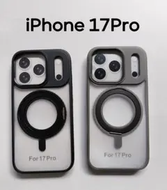 iPhone17Proケース　リング　マグセーフ　スタンド　耐衝撃　高品質