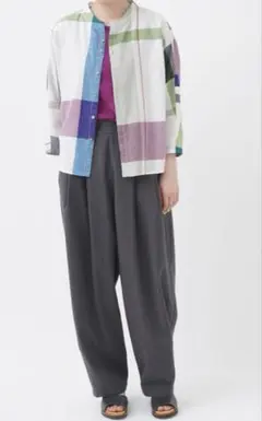 パラスパレス ダンガリータックパンツ 未使用 今季 - メルカリ