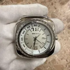 ★美品★DIESEL ディーゼル 腕時計 シルバー ホワイト DZ-1271